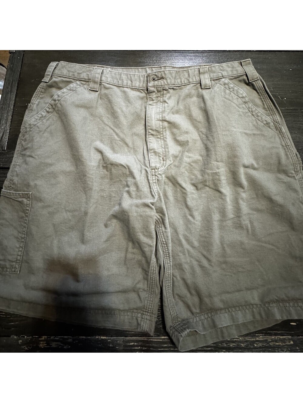 Carhartt B12 Men’s 42 Cotton Canvas Utility Work Carpenter Shorts Brown